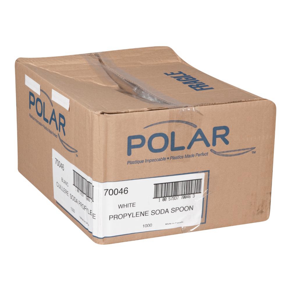 Polar Pro Polypropylene White Soda Spoon