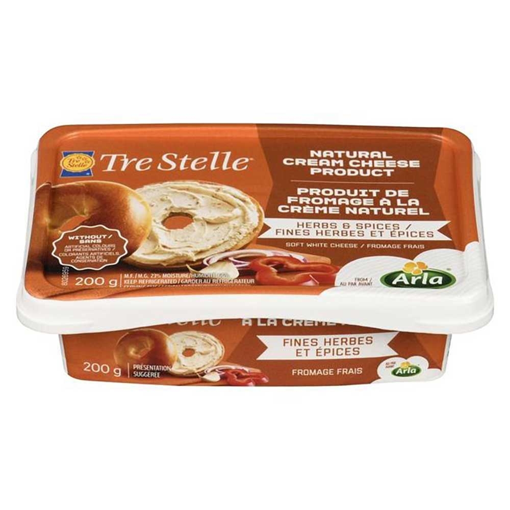 Natural Cream Cheese with Herbs and Spices