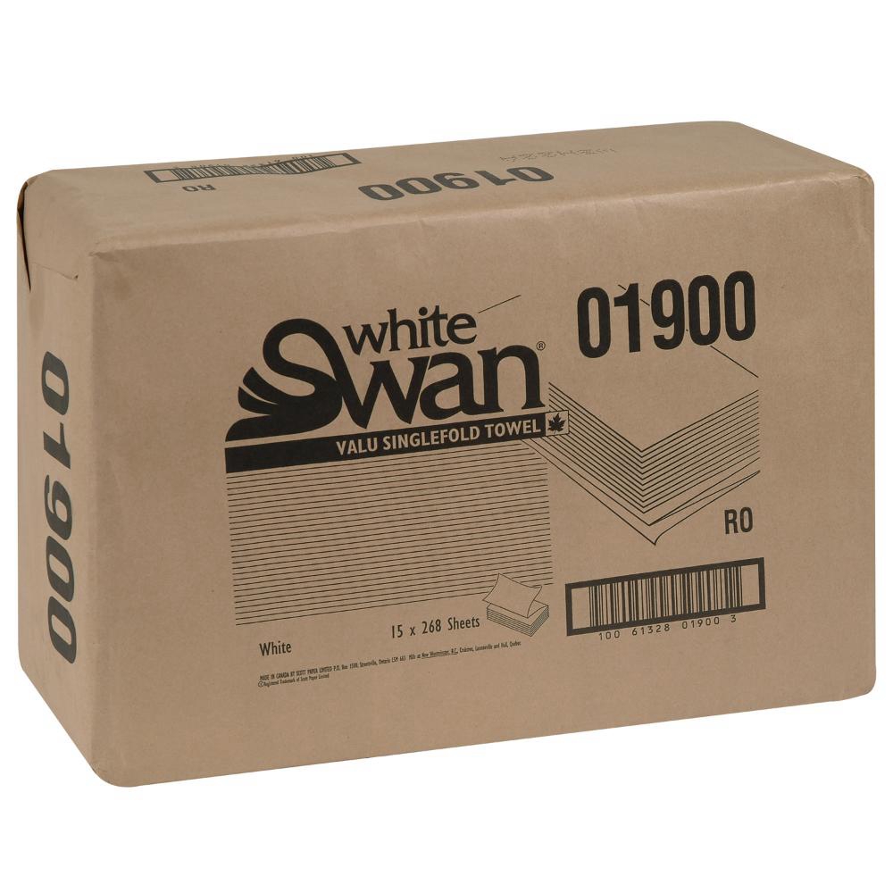 White 1 Ply Hand Towel