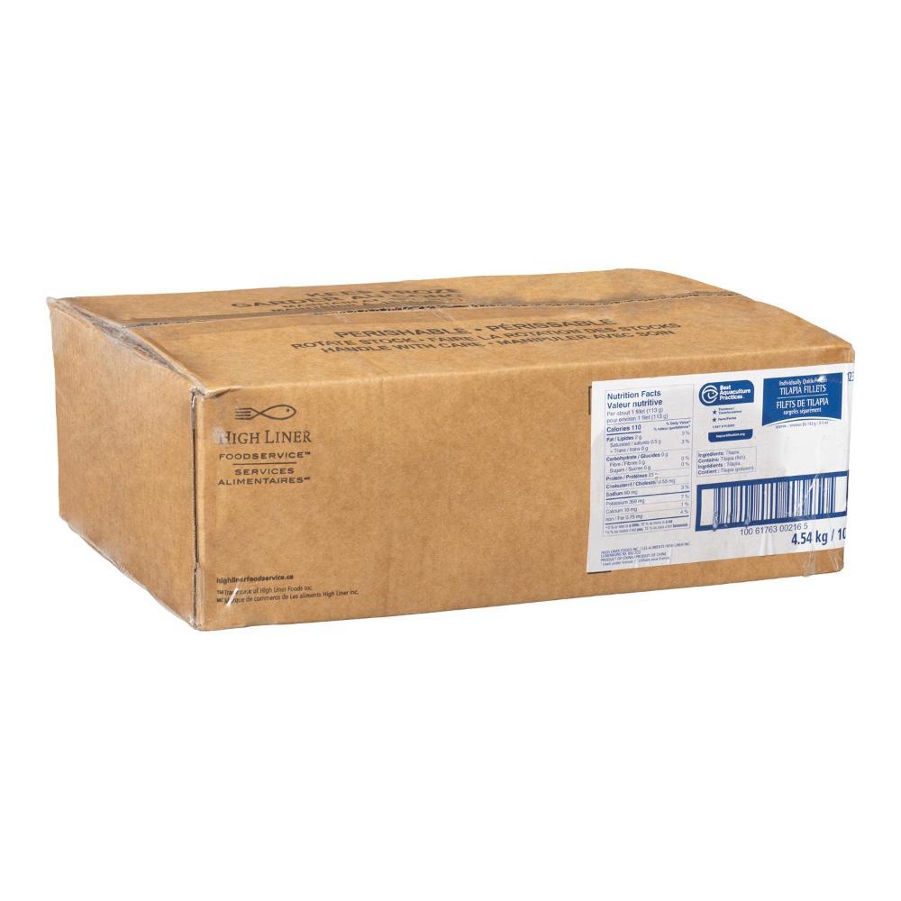 3-5 oz Individually Quick Frozen Tilapia Fillets