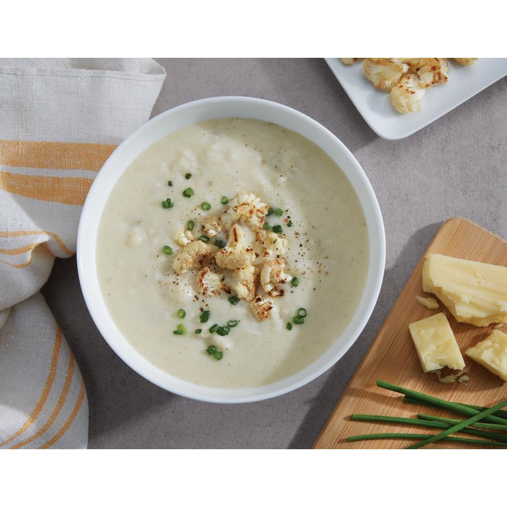 Cauliflower and Aged White Cheddar Bisque