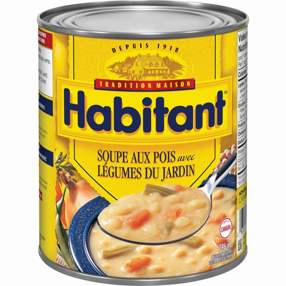 Pea Soup with Garden Vegetables