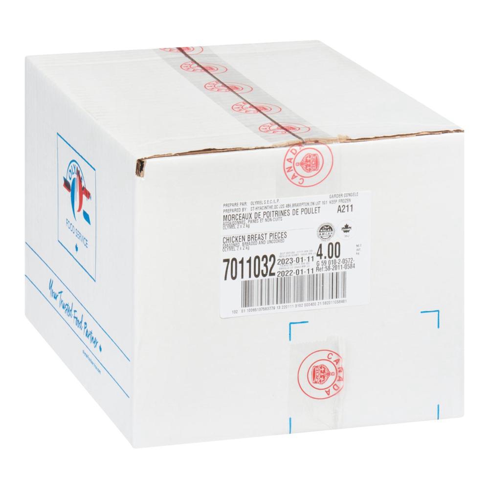 Xtrem Uncooked Breaded and Seasoned Chicken Breast Pieces