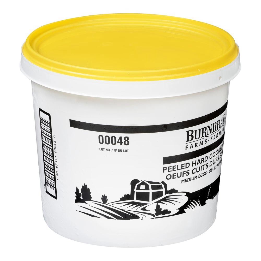 Peeled Hard Boiled Eggs