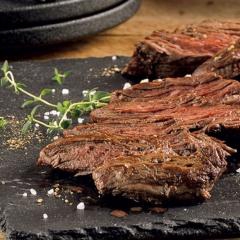 BEEF STEAK FLAP MEAT MARINATED 3 PEPPER