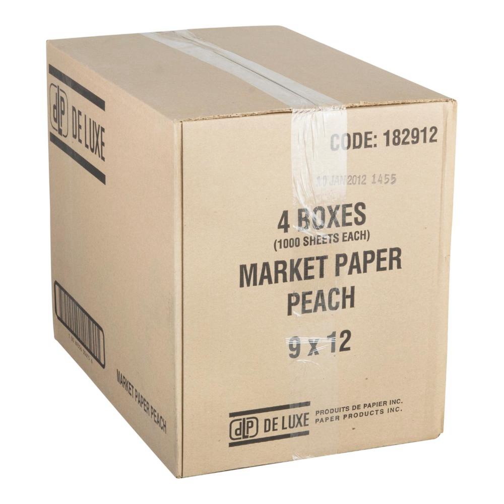 9 x 12 in Peach Market Paper Sheet