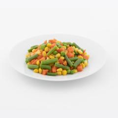 MIX VEGETABLE CARROT/GR.BEAN/CORN/GR.PEA IQF