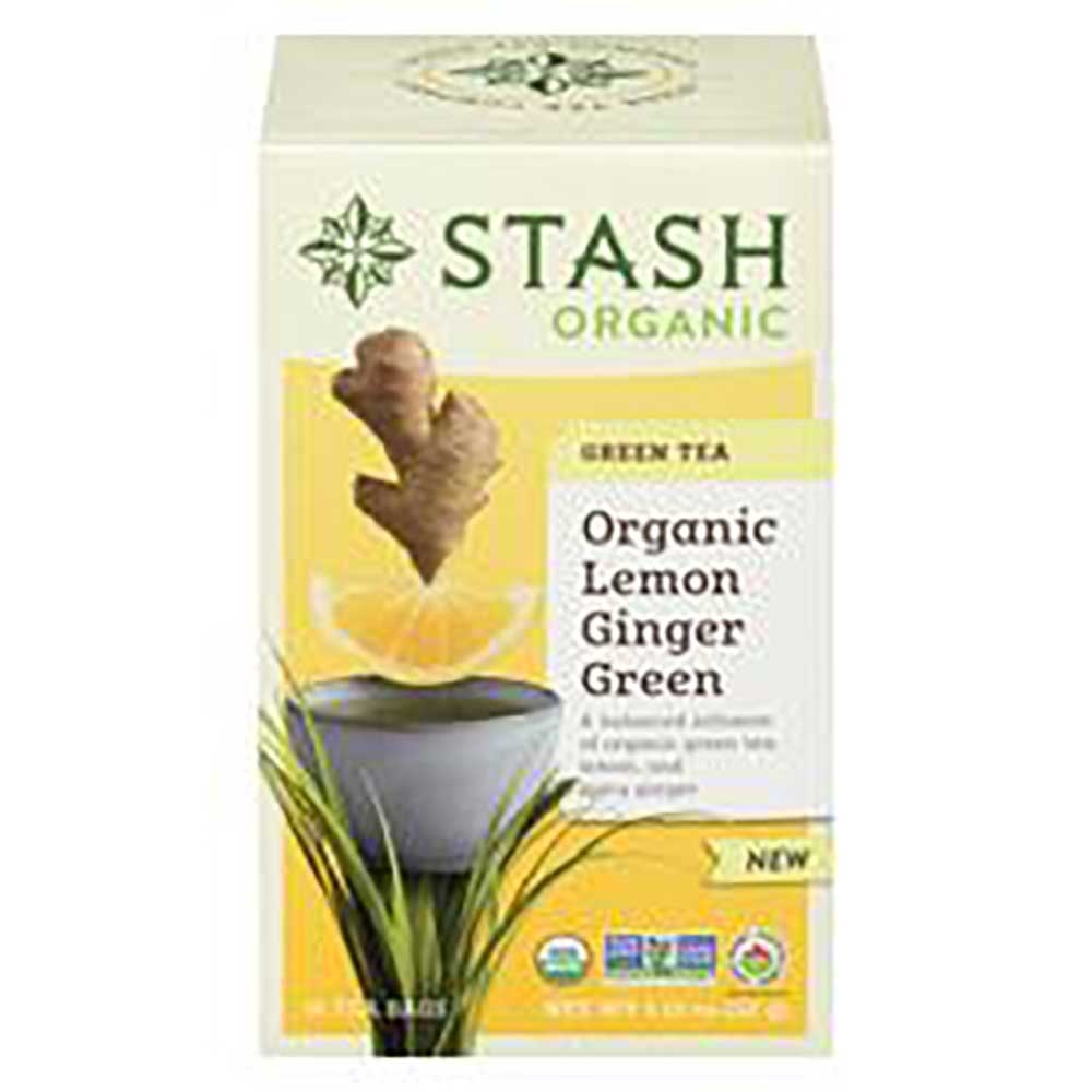 Organic Lemon Ginger Green Tea