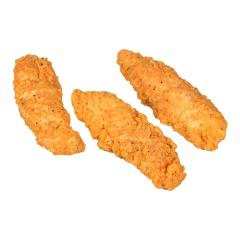 CHICKEN STRIP TENDER BREADED SEASONED COOKED
