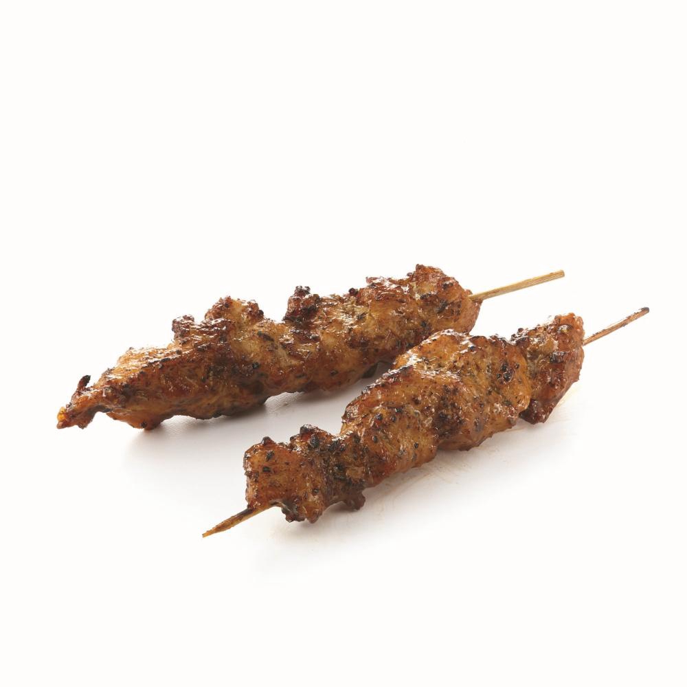 Seasoned Chicken Souvlaki Skewer