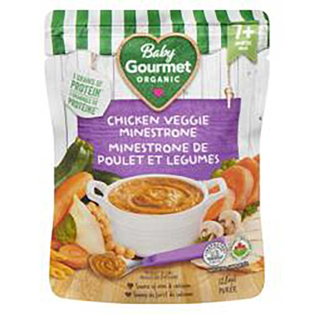 Organic Chicken Veggie Minestrone Puree Meal