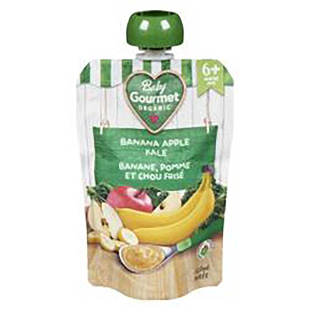 Organic Banana Apple Kale Puree