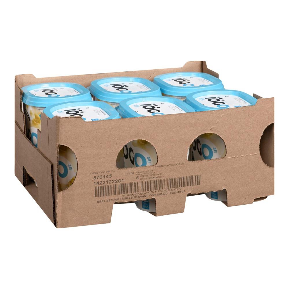 0 Percent Milk Fat Vanilla Yogurt