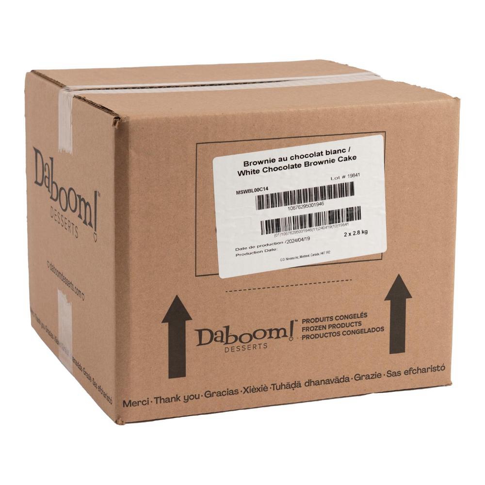 White Chocolate Brownie Round Cake