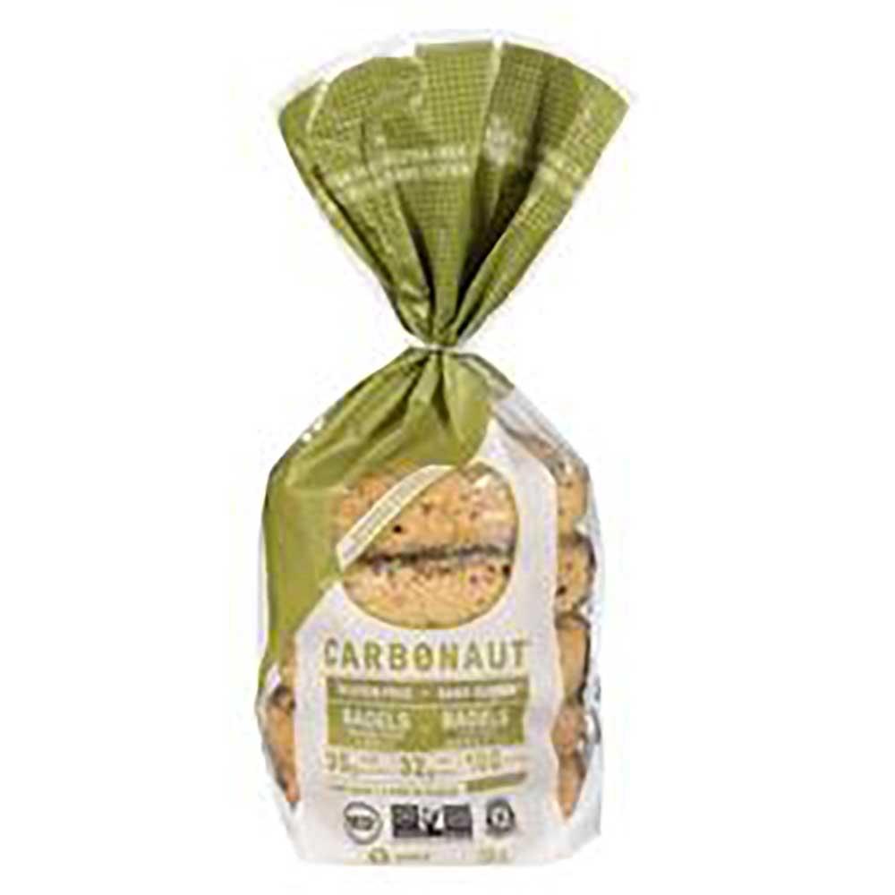 Gluten Free Seeded Herb and Garlic Bagels