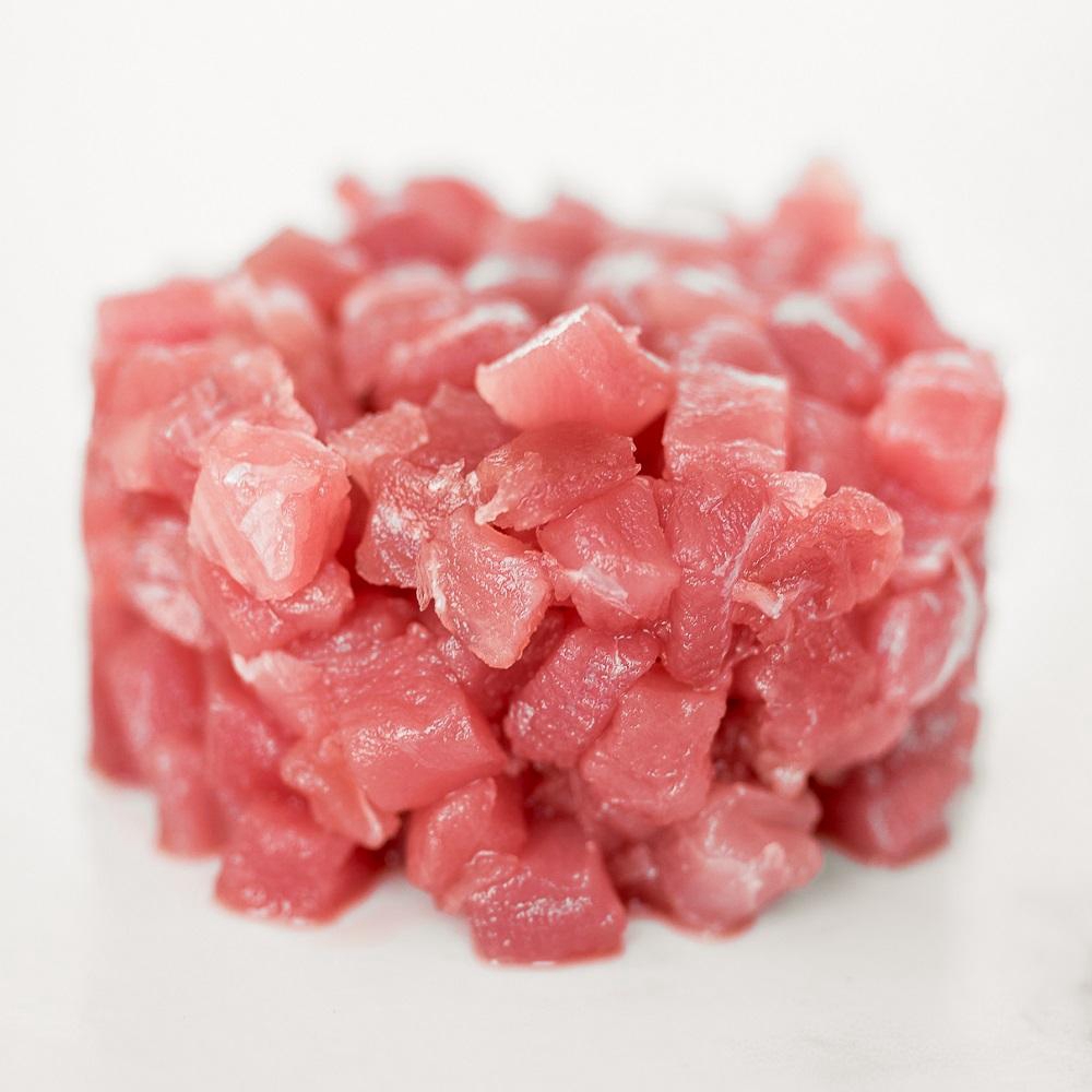 Plain Tuna Cubes for Tartare