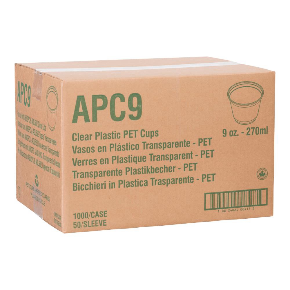 9 Ounce Plastic Small Clear Cup