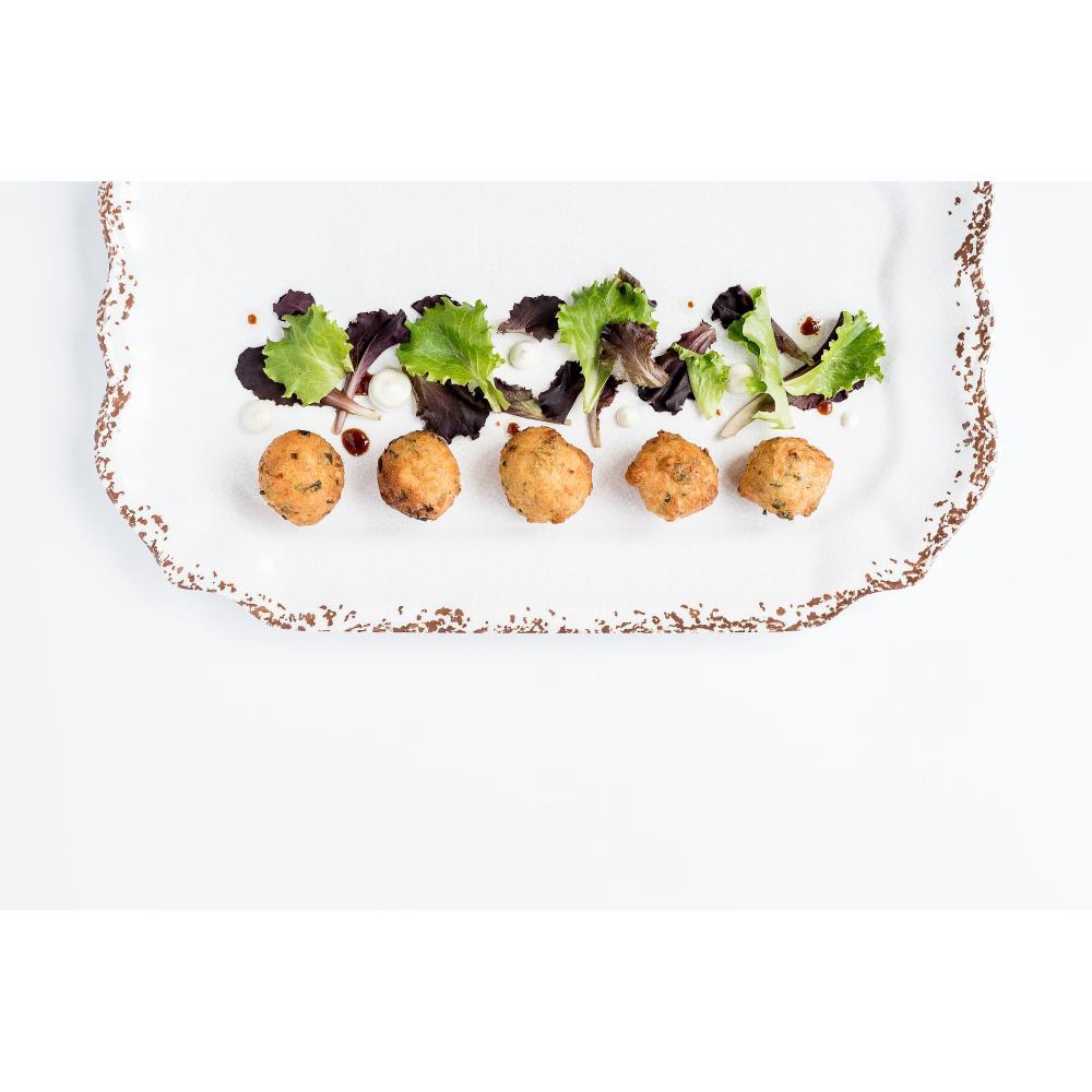 Chive Gaspe Acras Shrimp