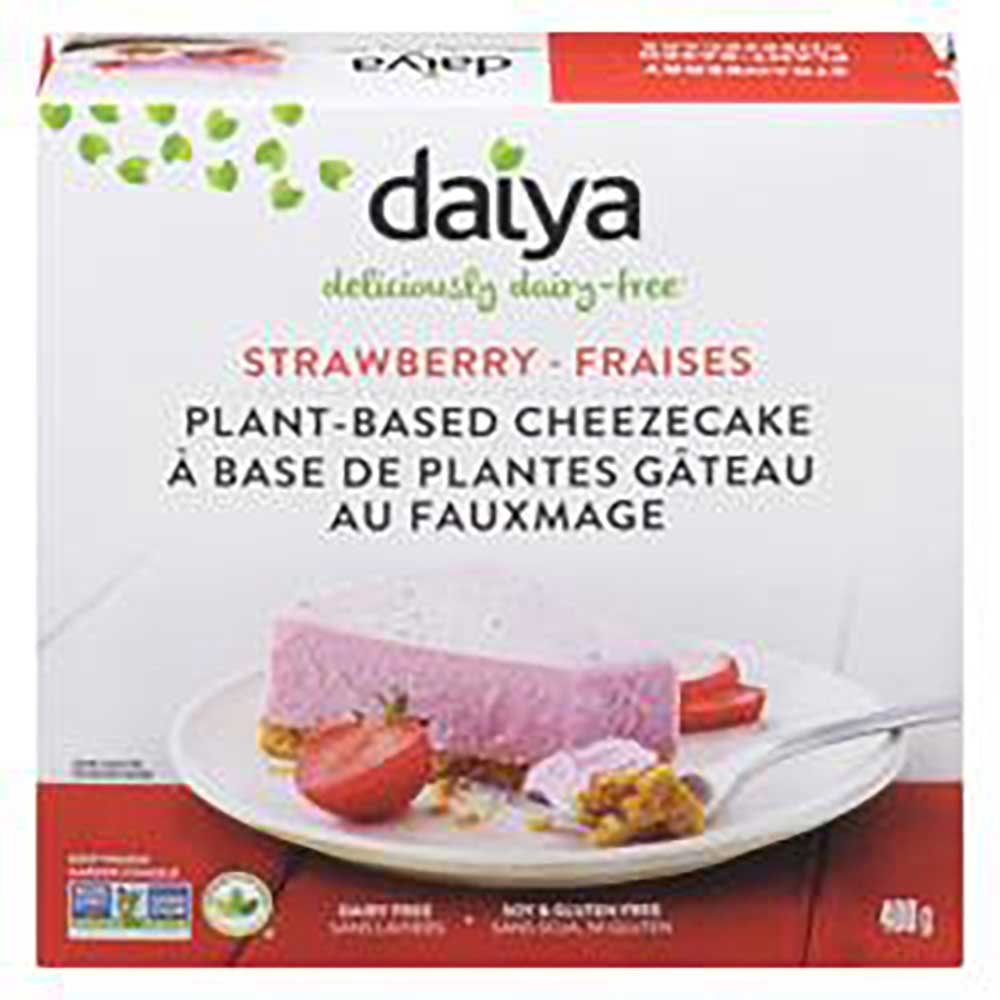 Plant-Based Strawberry Cheezecake