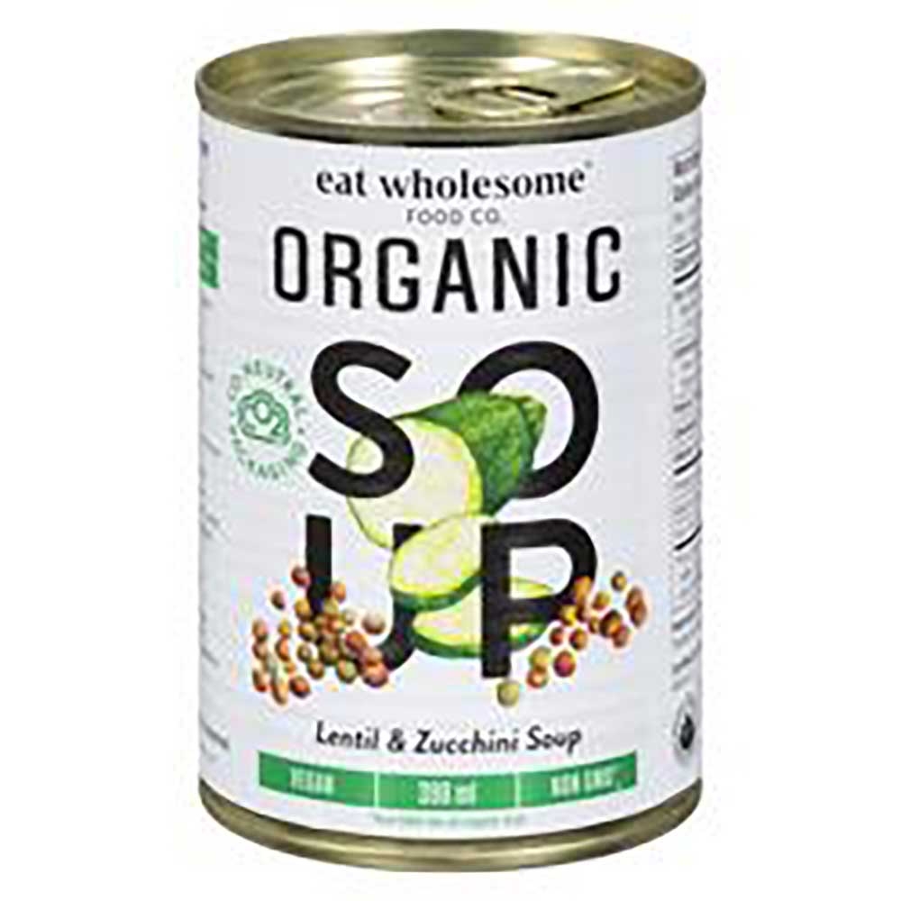 Organic Lentil and Zucchini Soup