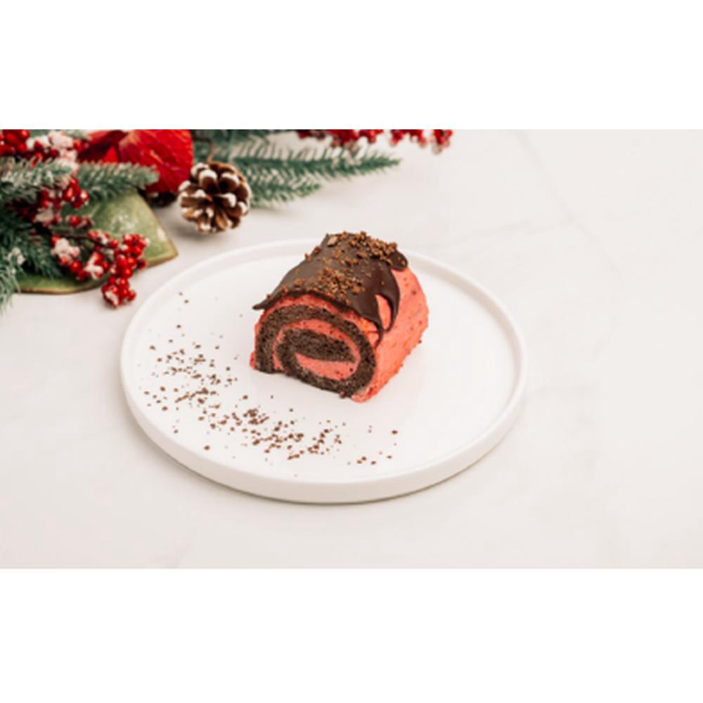 Mini Christmas Chocolate Raspberry Log