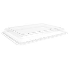 LID PET PLASTIC CLEAR 5COMP. 7OZ