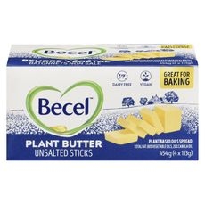 Unsalted Plant Butter Sticks, 454 Gram