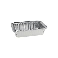 Aluminum Silver Oblong Container, 36 Ounce Capacity