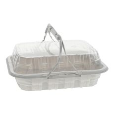 MealMaster Small 4-Piece MFPP Base and OPS Lid Chicken Barn with Handle, 9.5 x 8 x 3 inch