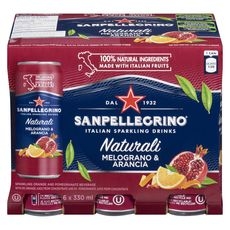 Naturali Boisson pétillante Melograno et Aran, 330 millilitres