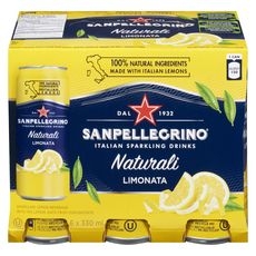 Boisson pétillante Naturali Limonata, 330 millilitres
