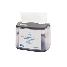 PRO Tandem Grey Fiber Napkin Dispenser, 6.3 x 6.1 x 8.16 inch