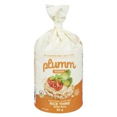 Gâteau mince au riz sauvage canadien biologique, 95 grammes