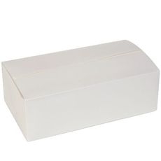 9 x 5 x 3 inch White Large Fast-Top Take-Out Box, 250 count