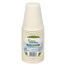 Fiber Compostable Cups, 20 count