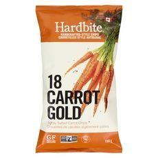 Chips de carottes légèrement salées, 150 grammes