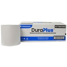 DuraPlus® Hardwound Paper Towel, White, 800', 1 Ply, 6 Rolls/Case