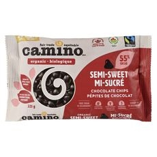 Organic Semi Sweet 	Chocolate Chips, 225 Gram