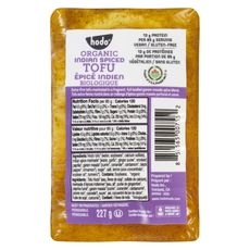 Tofu épicé indien biologique, 227 grammes