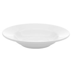 Palm Porcelain White Rimmed Bowl| 9 Ounce Capacity