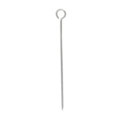 Brochette ovale en fil d'acier inoxydable, 10 pouces