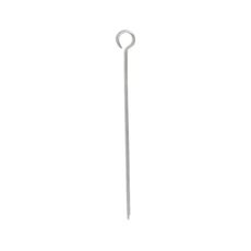 Brochette ovale en fil d'acier inoxydable, 12 pouces