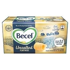 Unsalted Plant Based Butter, 454 Gram