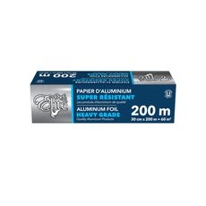 Heavy Grade 14mic Aluminum Foil, 30cm x 200m