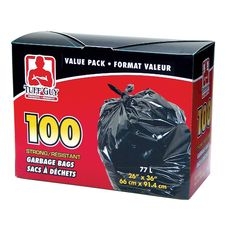 Black Outdoor Bag, 100 count