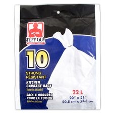 White Kitchen Bag, 10 count