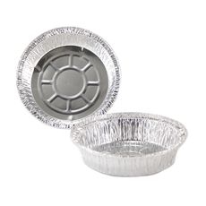 Plus Round 30 Gauge Aluminum Container, 7 inch Dia.
