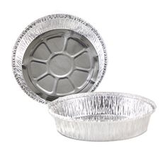 Round 30 Gauge Aluminum Container, 8 inch Dia.