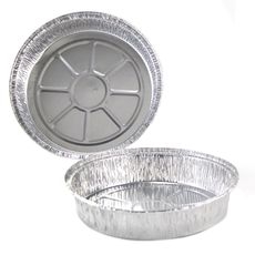 Round 30 Gauge Aluminum Container, 9 inch Dia.