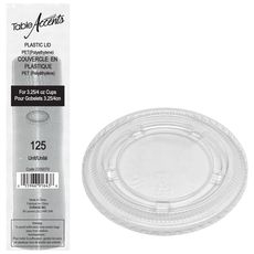 Clear Polyethylene Lid for 3.25 and 4 Ounce Container